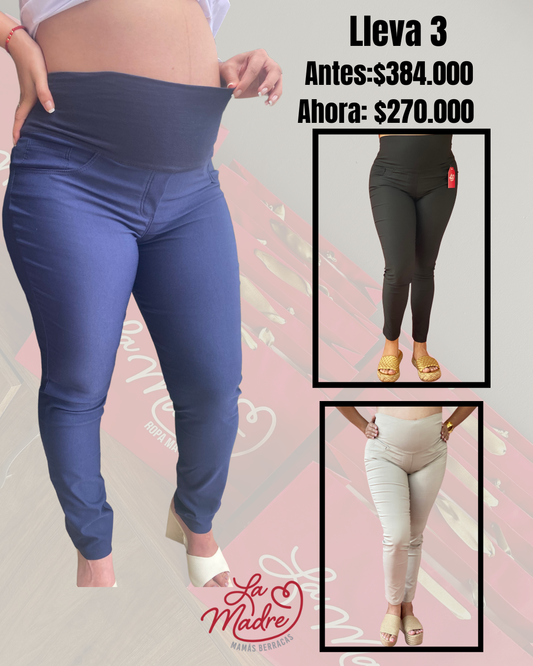 PANTALON LEANDRO PACK X 3 (OFERTA)