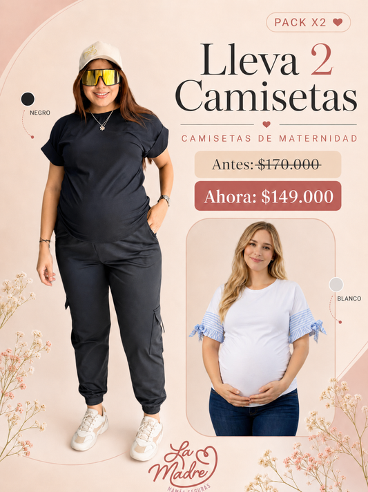 PACK 2 BLUSAS MATERNAS (OFERTA)